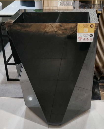 (طلب مسبق) حوض بورسلين قائم ماركة  BON - كود ST00A2 - المقاس 85×60×40 سم